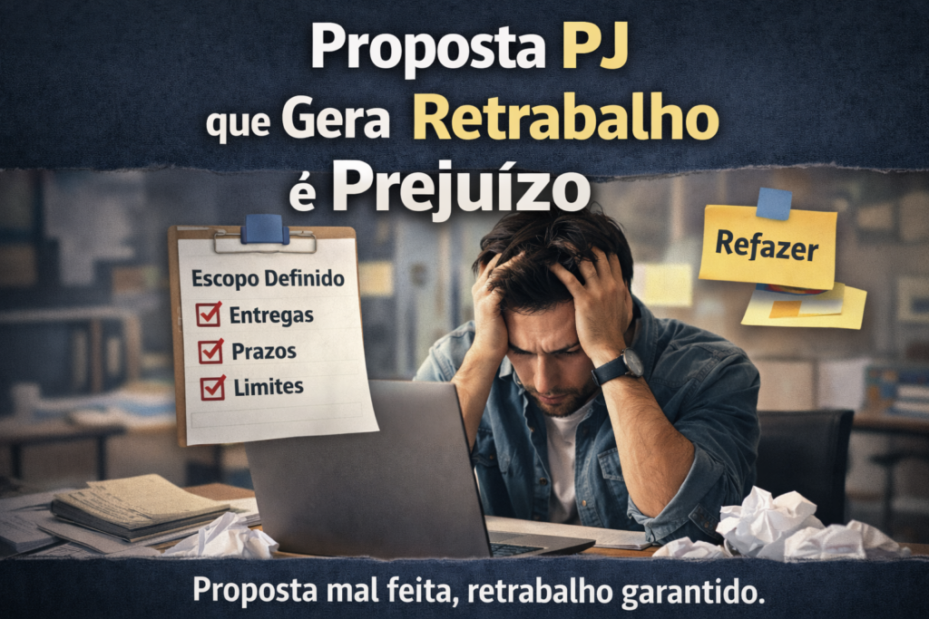 Proposta PJ que gera retrabalho é prejuízo